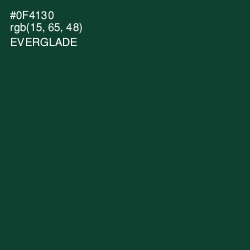 #0F4130 - Everglade Color Image