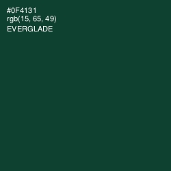 #0F4131 - Everglade Color Image