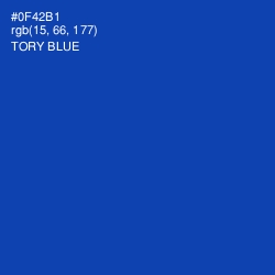 #0F42B1 - Tory Blue Color Image