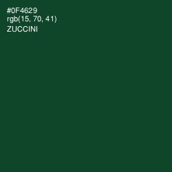 #0F4629 - Zuccini Color Image