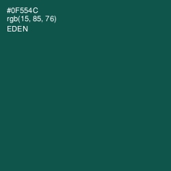 #0F554C - Eden Color Image