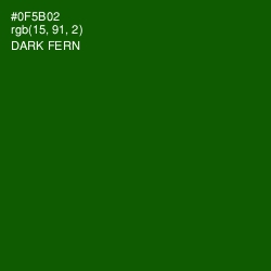 #0F5B02 - Dark Fern Color Image