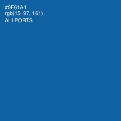 #0F61A1 - Allports Color Image