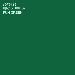 #0F643E - Fun Green Color Image