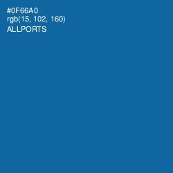 #0F66A0 - Allports Color Image
