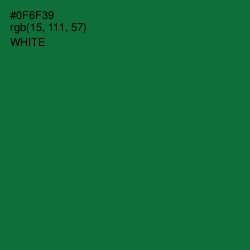 #0F6F39 - Fun Green Color Image