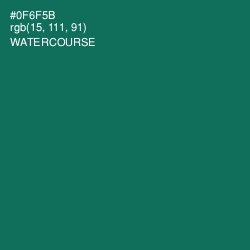 #0F6F5B - Watercourse Color Image