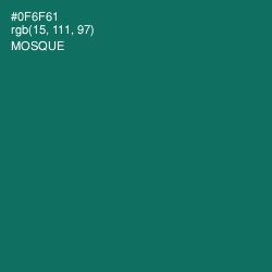 #0F6F61 - Mosque Color Image