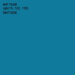 #0F7A9B - Matisse Color Image