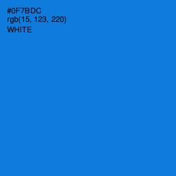 #0F7BDC - Lochmara Color Image