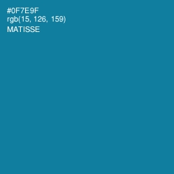 #0F7E9F - Matisse Color Image