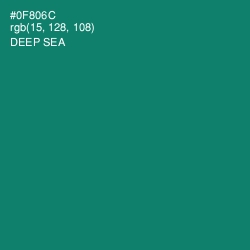 #0F806C - Deep Sea Color Image