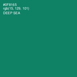 #0F8165 - Deep Sea Color Image