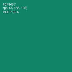 #0F8467 - Deep Sea Color Image