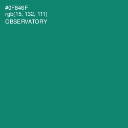 #0F846F - Observatory Color Image