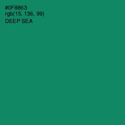 #0F8863 - Deep Sea Color Image