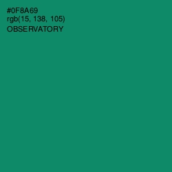 #0F8A69 - Observatory Color Image