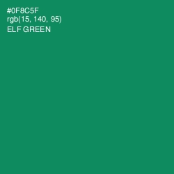 #0F8C5F - Elf Green Color Image