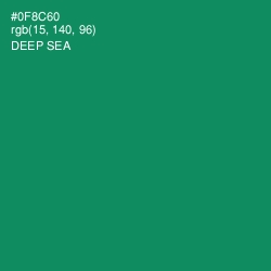 #0F8C60 - Deep Sea Color Image