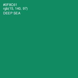 #0F8C61 - Deep Sea Color Image