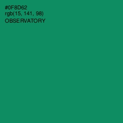 #0F8D62 - Observatory Color Image