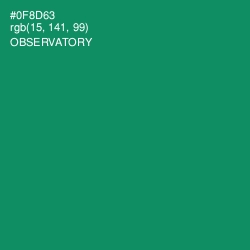 #0F8D63 - Observatory Color Image