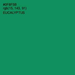 #0F8F5B - Eucalyptus Color Image