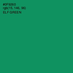 #0F9260 - Elf Green Color Image