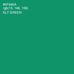 #0F946A - Elf Green Color Image
