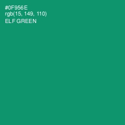 #0F956E - Elf Green Color Image