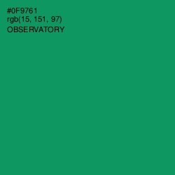 #0F9761 - Observatory Color Image