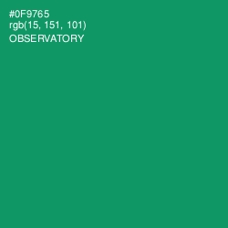 #0F9765 - Observatory Color Image