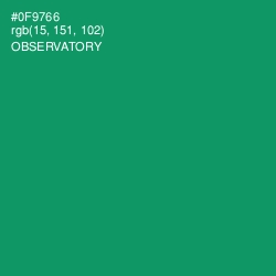 #0F9766 - Observatory Color Image