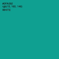 #0FA092 - Persian Green Color Image