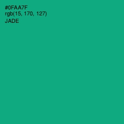 #0FAA7F - Jade Color Image