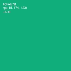 #0FAE7B - Jade Color Image