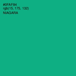 #0FAF84 - Niagara Color Image