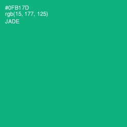 #0FB17D - Jade Color Image