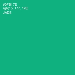 #0FB17E - Jade Color Image