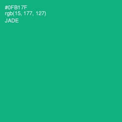 #0FB17F - Jade Color Image