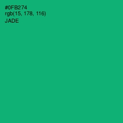 #0FB274 - Jade Color Image