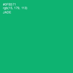 #0FB371 - Jade Color Image