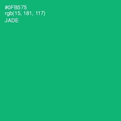 #0FB575 - Jade Color Image