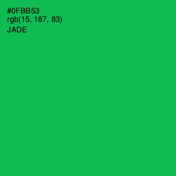 #0FBB53 - Jade Color Image