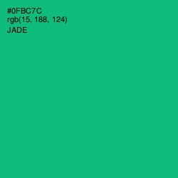 #0FBC7C - Jade Color Image