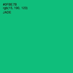 #0FBE7B - Jade Color Image