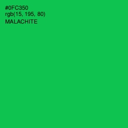 #0FC350 - Malachite Color Image