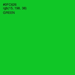 #0FC626 - Green Color Image