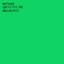 #0FD463 - Malachite Color Image