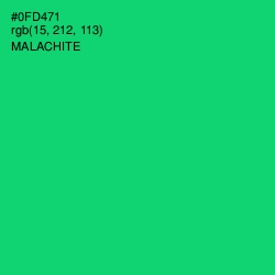 #0FD471 - Malachite Color Image